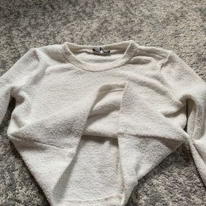 🌵ZARA Crop Sweater in Cream White S
